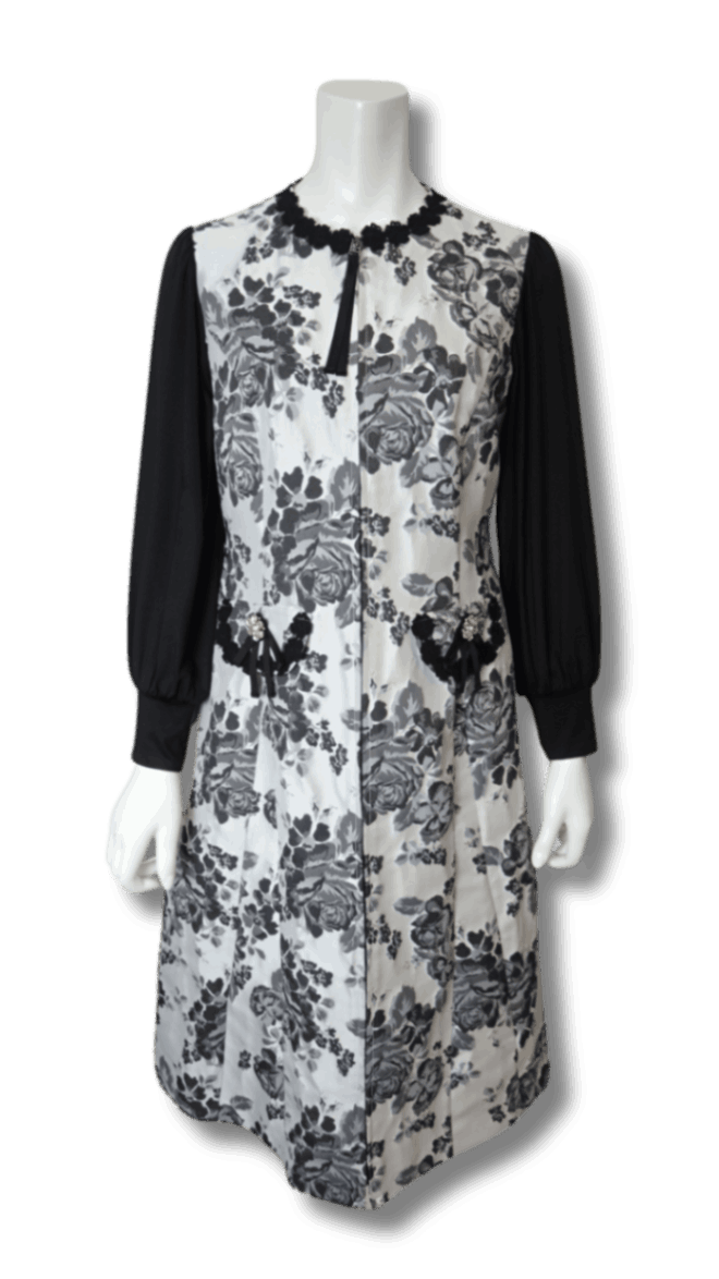 2025年春夏 ジャガード織 花柄ワンピース 2516003 ｜Super