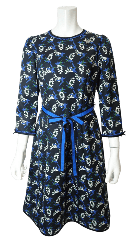 はまなすスーパービューティー2025年　秋冬　小花柄チュニック44XL新品 はまなす様専用スーパービューティー2025年 秋冬 小花柄チュニック44XL新品