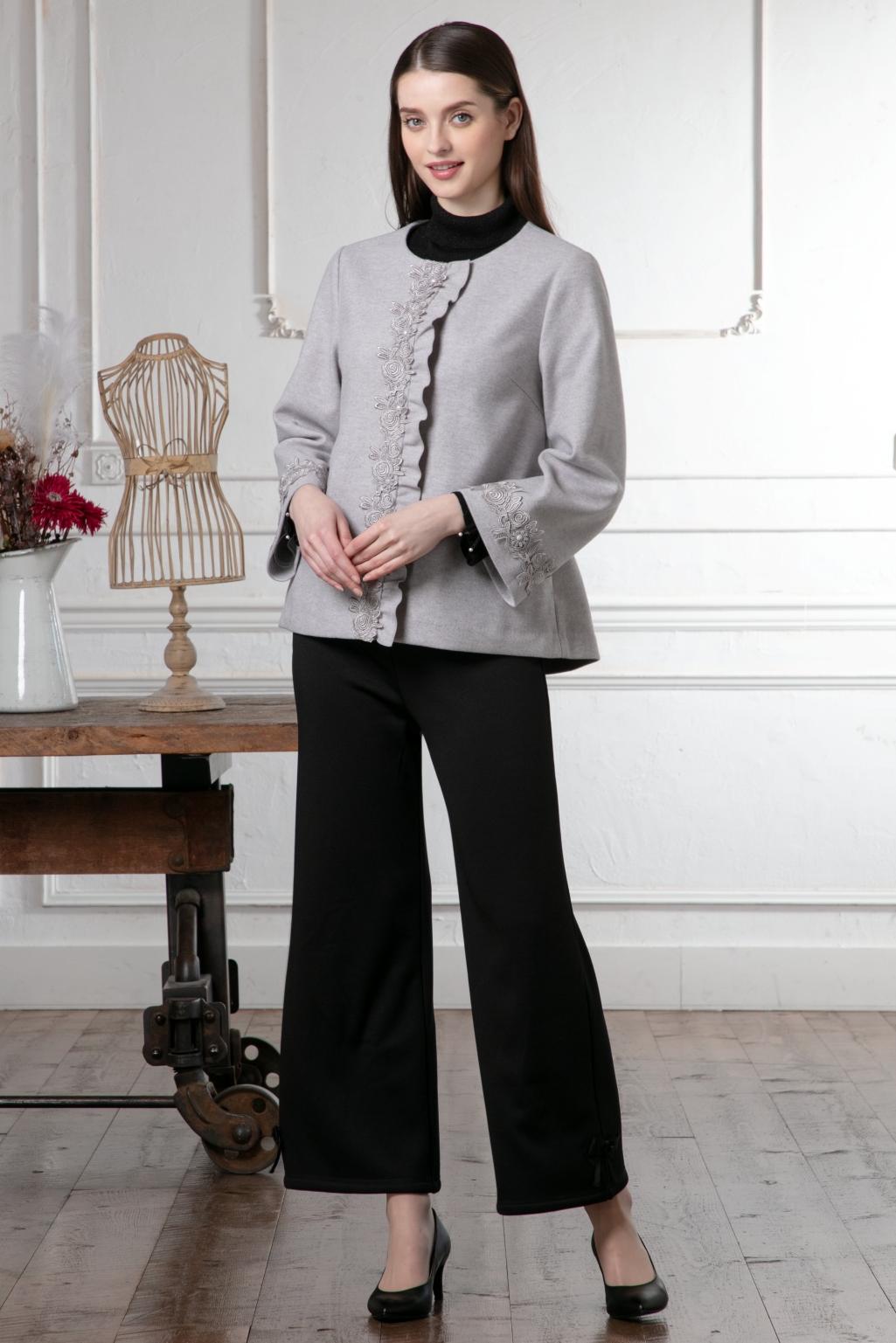 2025年秋冬 リボン使い 裏起毛素材パンツ 2524004 ｜Super Beauty公式通販