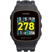 GreenOn THE GOLF WATCH NORM II PLUS グリーンオン ザ ゴルフウォッチ ノルムツープラス  ブラック GPS ゴルフナビ スマホ 距離計 高低差表示 オートショット