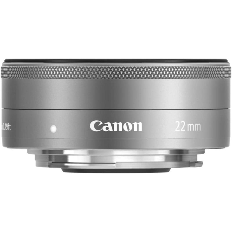 Canon キヤノン 単焦点広角レンズ EF-M22mm F2 STM シルバー EF