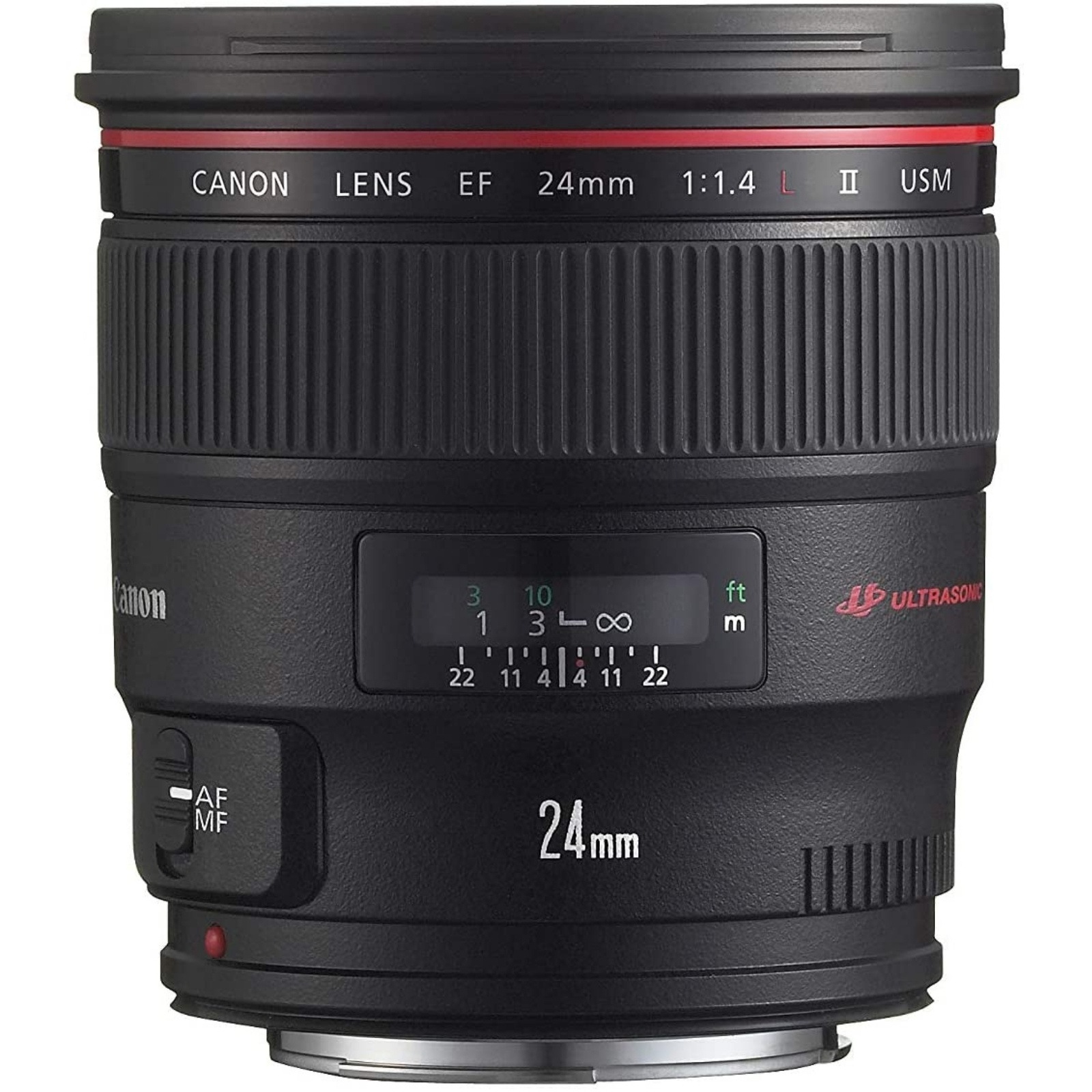 Canon キヤノン 単焦点広角レンズ EF24mm F1.4L II USM ブラック