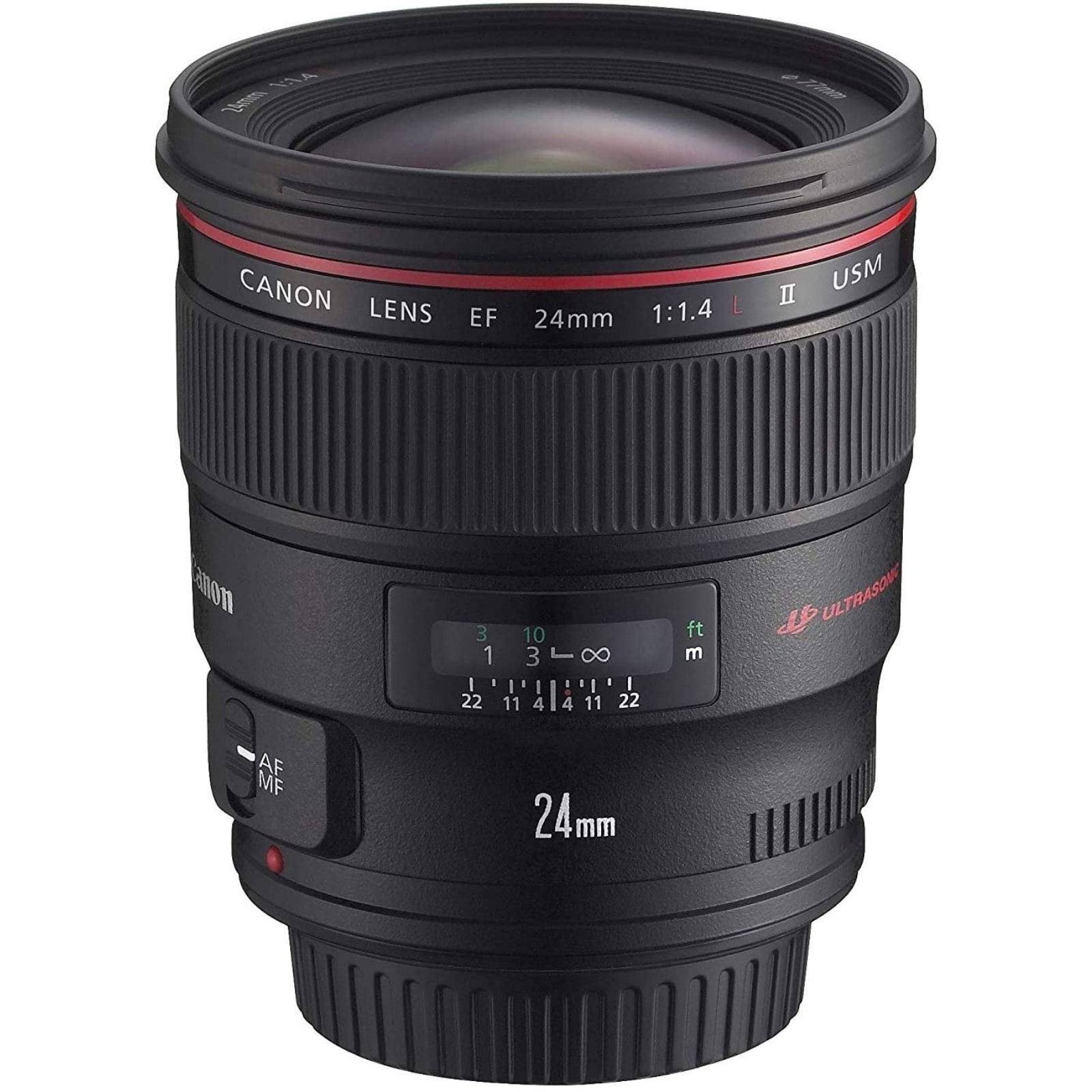 Canon キヤノン 単焦点広角レンズ EF24mm F1.4L II USM ブラック