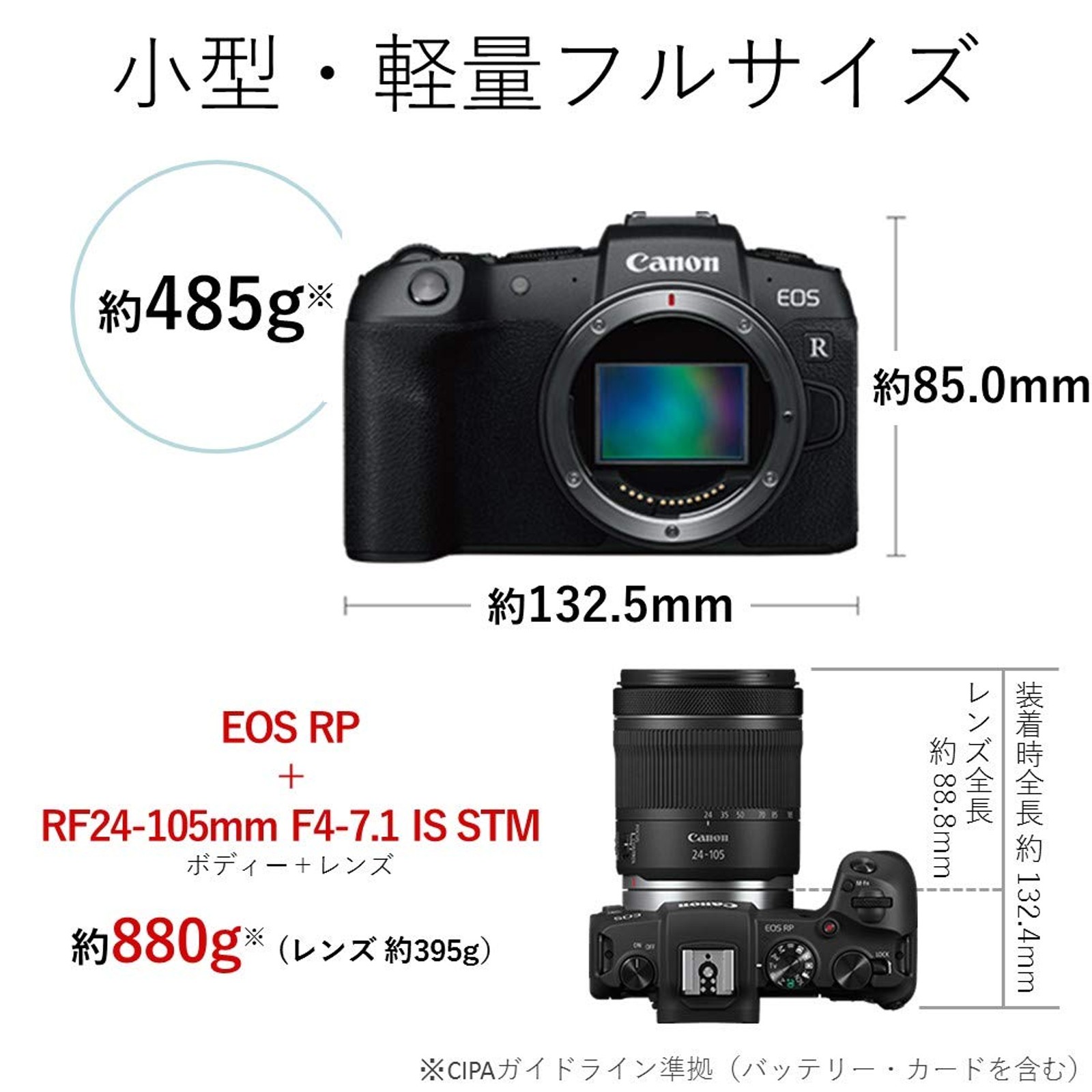 CANON キヤノン ミラーレス 一眼 カメラ EOS RP RF24-105 IS STM