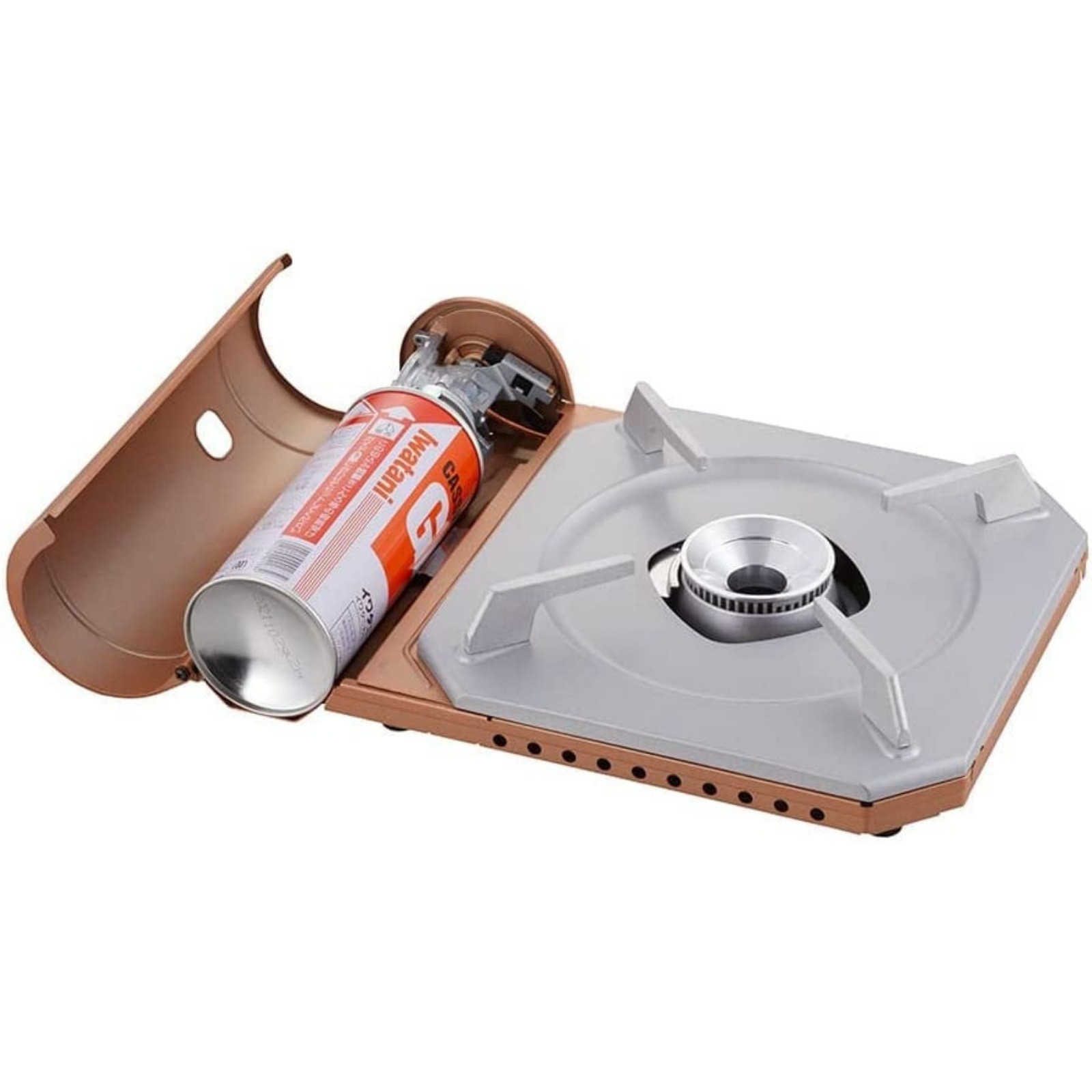 イワタニ カセットフー 達人スリム プラス CB-TS-PLS メタリックコーラル