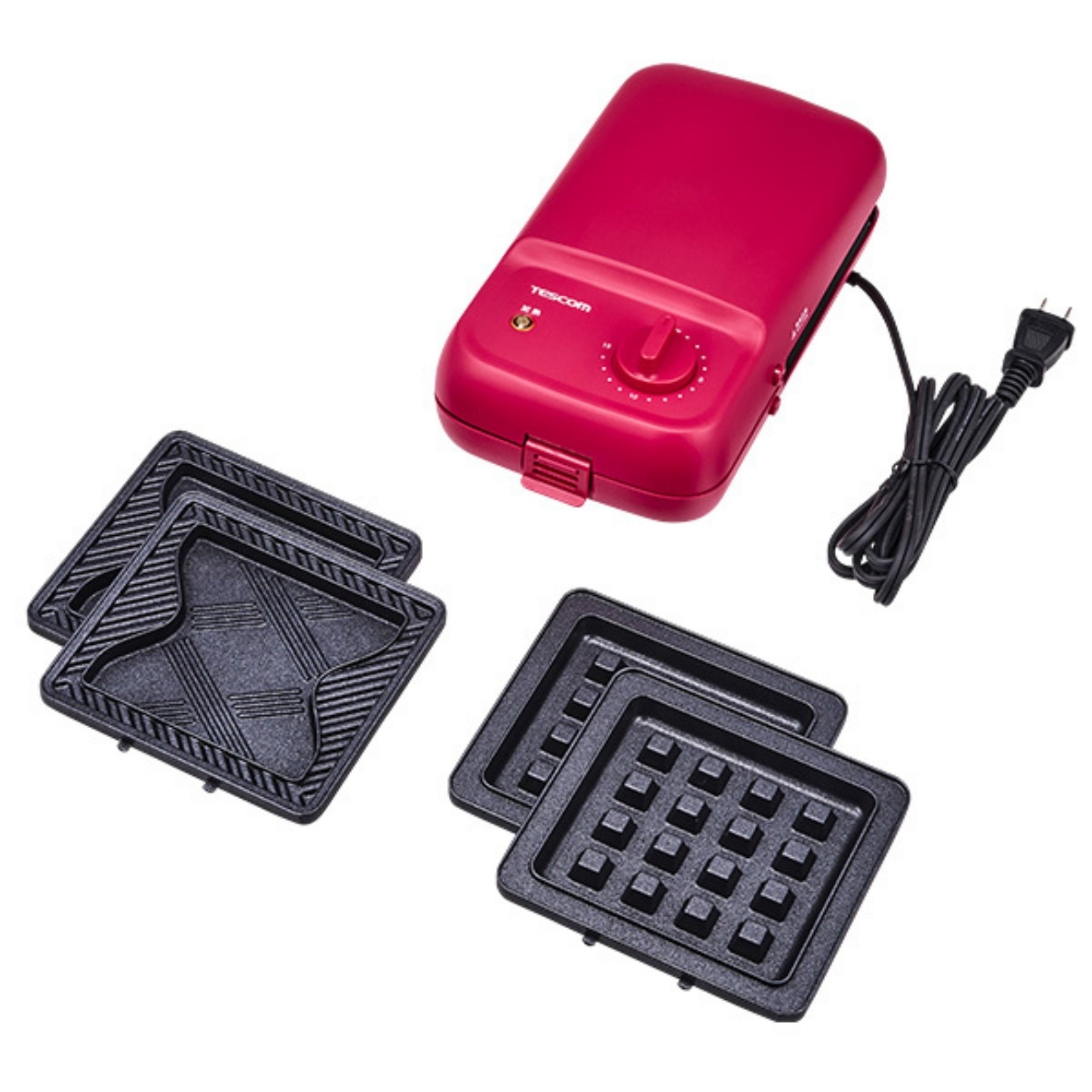 TESCOM テスコム ホットサンドメーカー ピンク THS50A-P