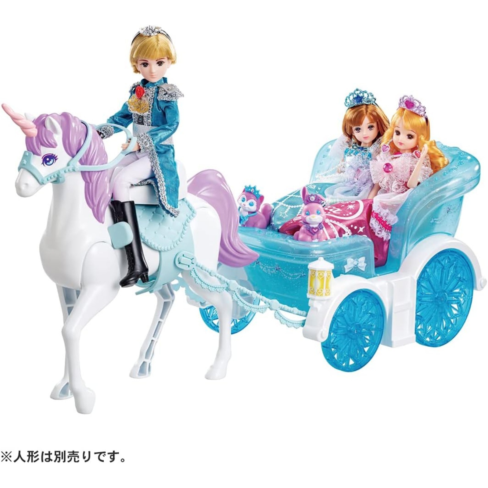 TAKARA TOMY タカラトミー リカちゃん ゆめみる お姫さま あこがれのロイヤル馬車 着せ替え お人形 おままごと おもちゃ 3歳以上 新品
