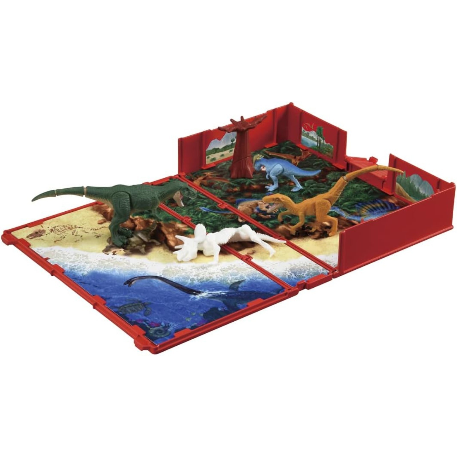 TAKARA TOMY タカラトミー アニア 図鑑 はじめての恐竜 陸の強者セット