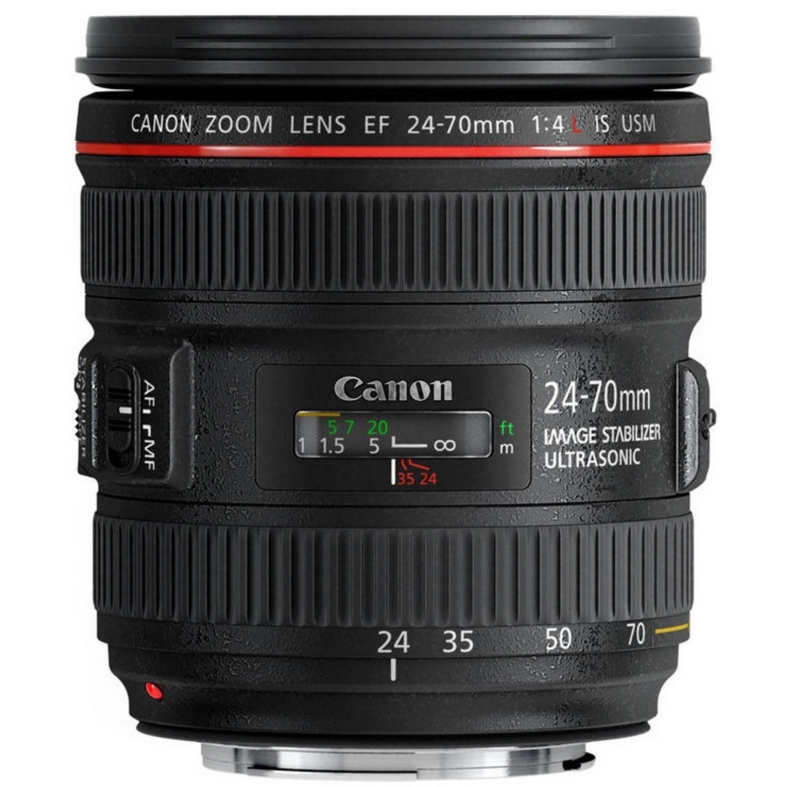 Canon キヤノン 標準ズームレンズ EF24-70mm F4L IS USM ブラック 新品 