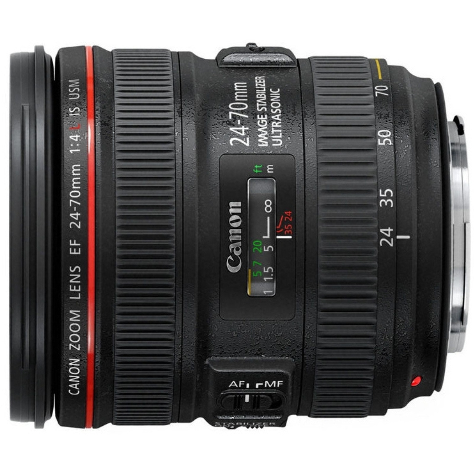 Canon キヤノン 標準ズームレンズ EF24-70mm F4L IS USM ブラック 新品