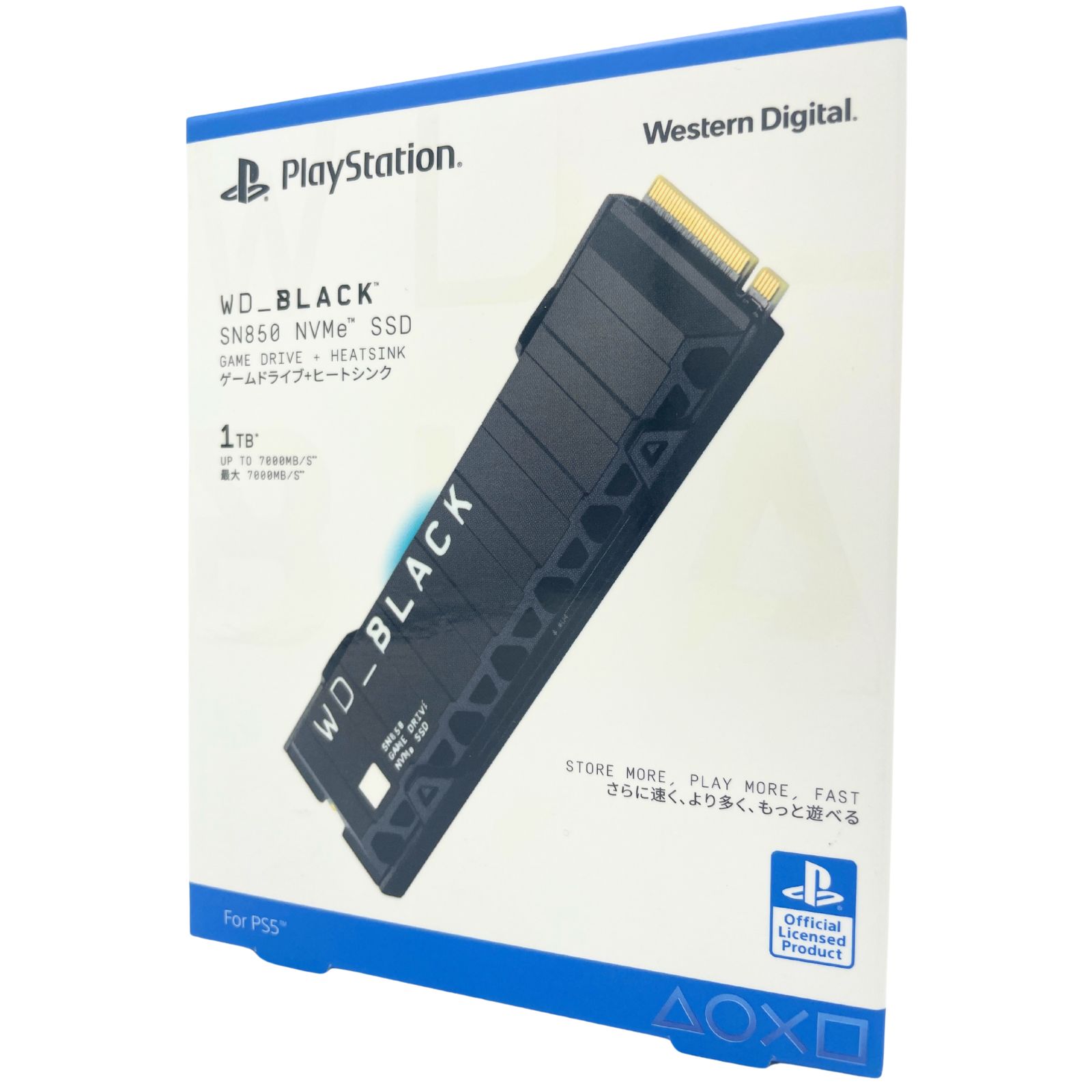 WESTERN DIGITAL ウェスタン デジタル WD_BLACK SN850 NVMe SSD for PS5 Consoles WDBBKW0010BBK-JRSN 1TB