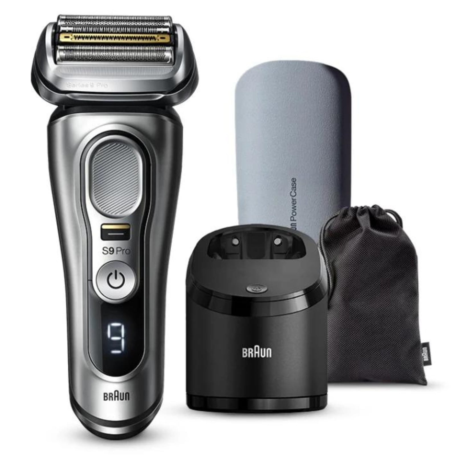 BRAUN ブラウン シリーズ9 Pro 電気シェーバー 充電式 4枚刃 自動洗浄 