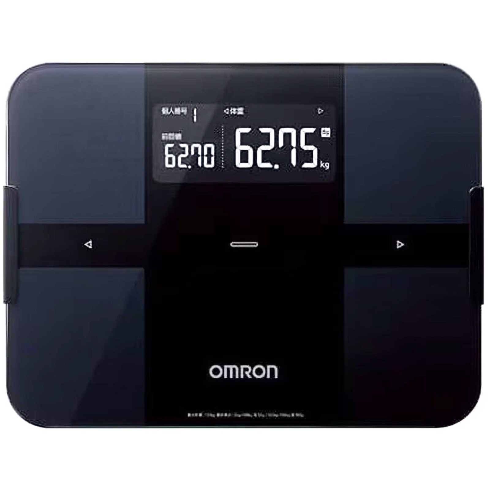 OMRON オムロン カラダスキャン 体重計 体重体組成計カラダスキャン ブラック HBF-255T-BK