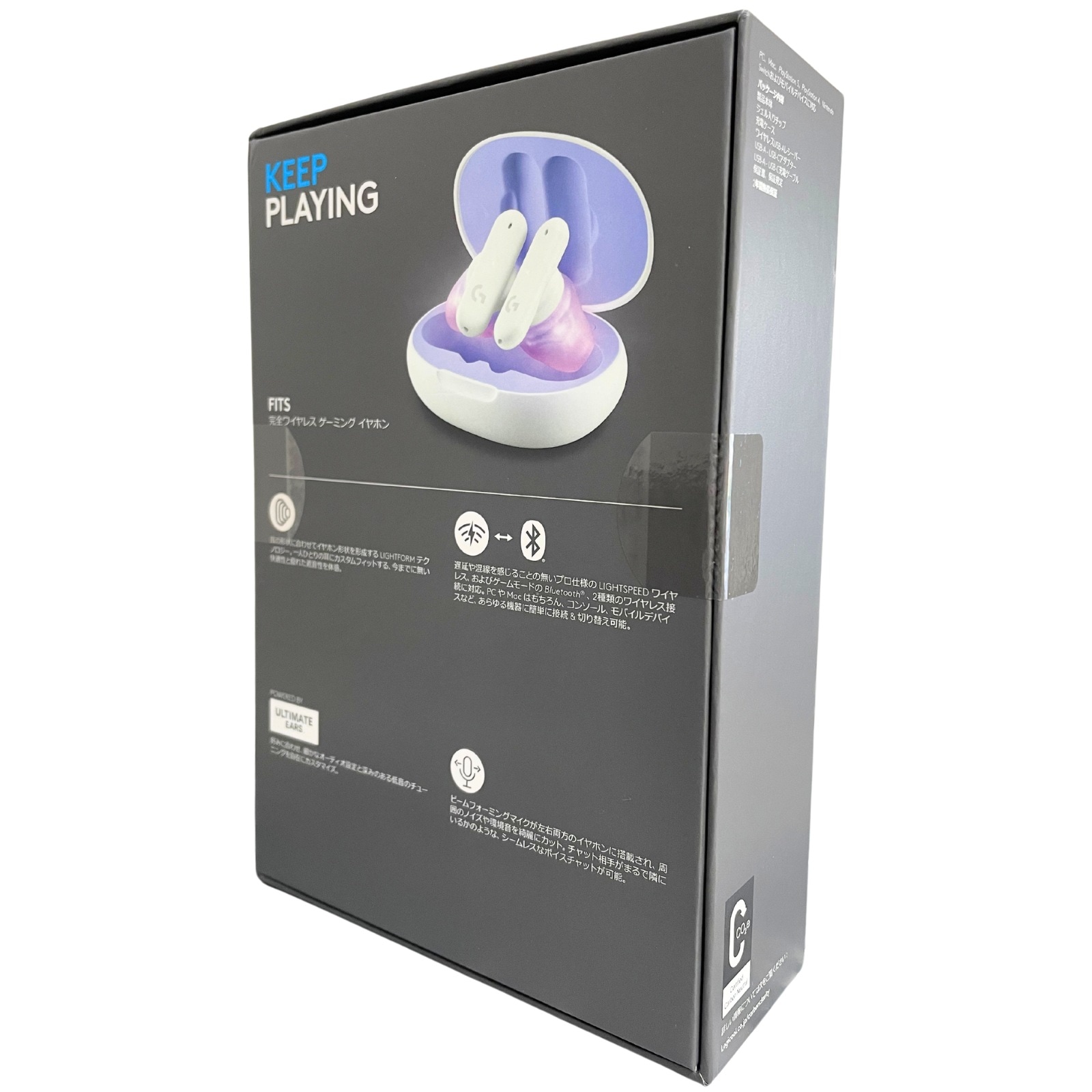 Logicool ロジクール G GHS-FITSWH イヤホン ホワイト 完全