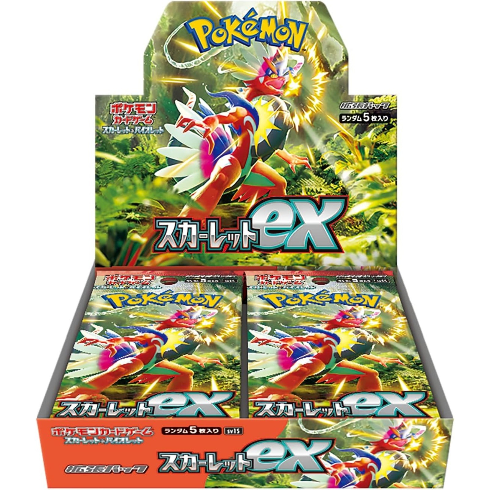 Pokemon ポケモン カード ゲーム スカーレット&バイオレット 拡張パック スカーレットex BOX 新品