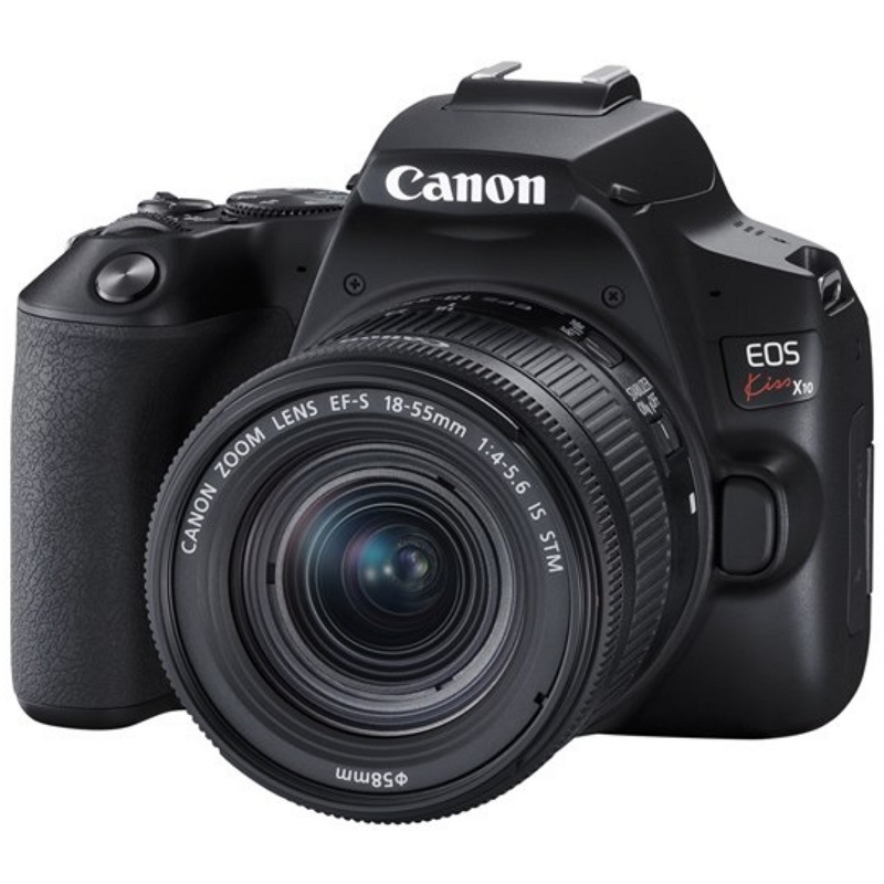 Canon キヤノン デジタル一眼レフ EOS Kiss X10 EF-S18-55 IS STM レンズキット ブラック 新品