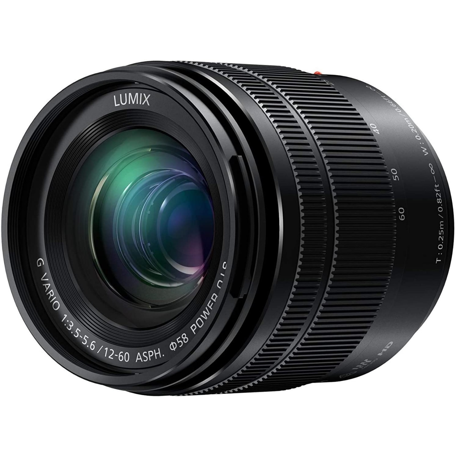Panasonic パナソニック 標準ズームレンズ  G VARIO 12-60mm/F3.5-5.6 ASPH./POWER O.I.S H-FS12060 ブラック 新品 （簡易箱）