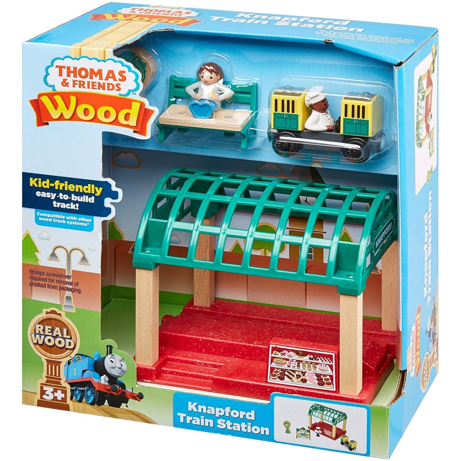 きかんしゃトーマス 木製レールシリーズ ナップフォードステーション GGG71 （SFC認証取得）