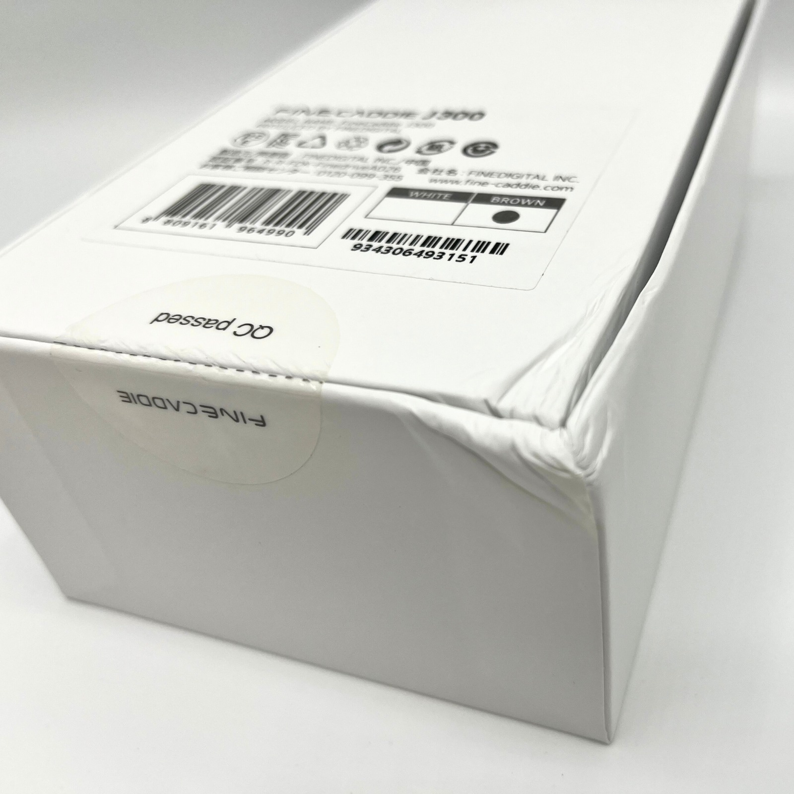 中古 FineCaddie プレミアム J300 ブラウン ファインキャディ ゴルフ レーザー距離計 IPX4防水 超軽量 ケース付き
