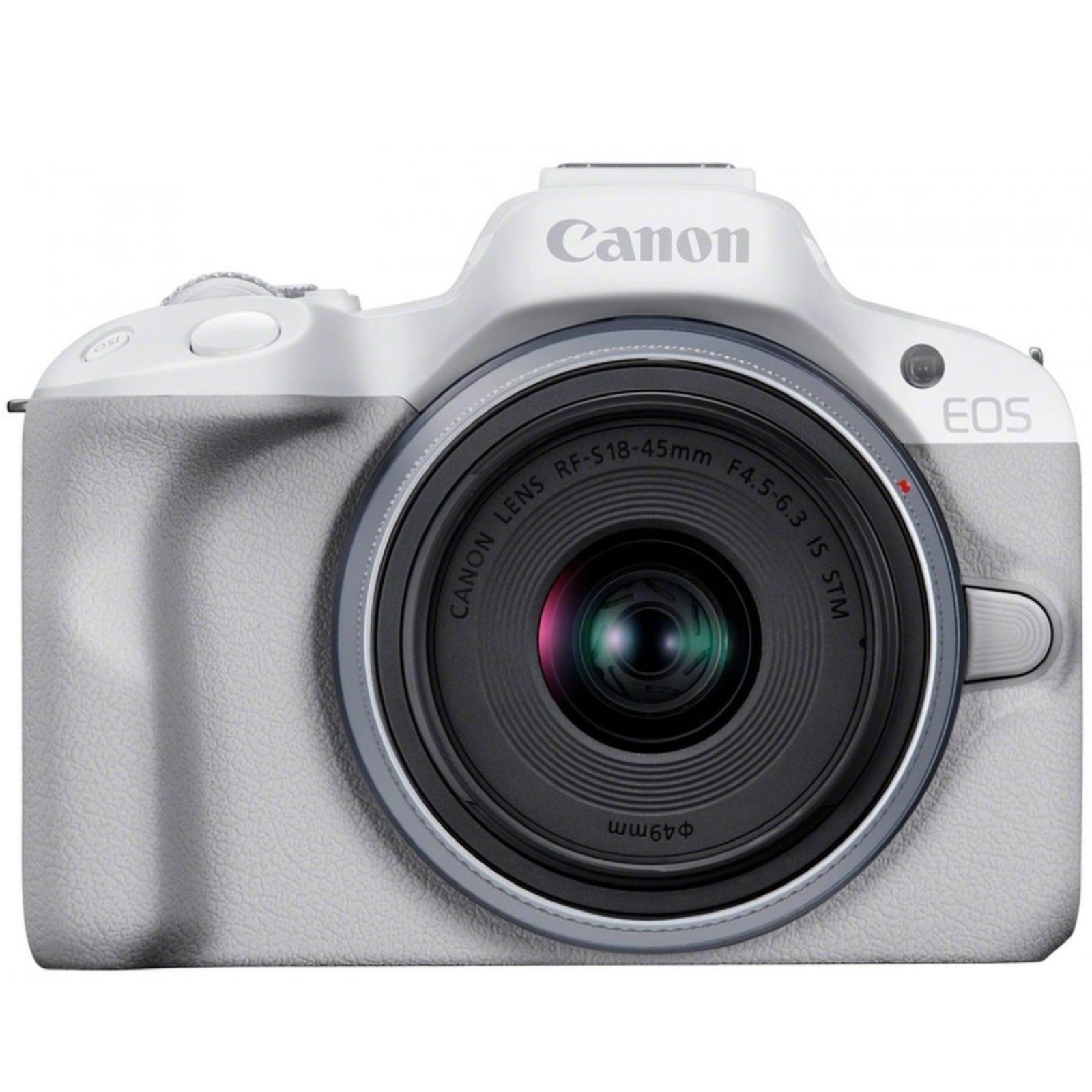 Canon キヤノン ミラーレス一眼カメラ EOS R50 RF-S18-45 IS STM レンズキット ホワイト 新品