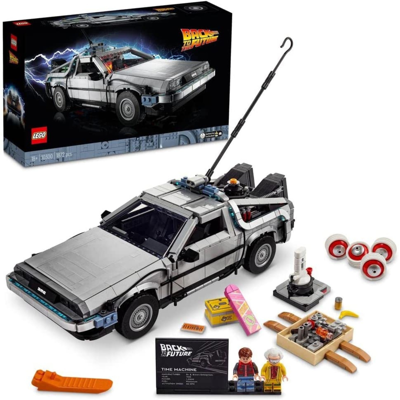LEGO レゴ Back to the Future デロリアン DMC-12 1872ピース