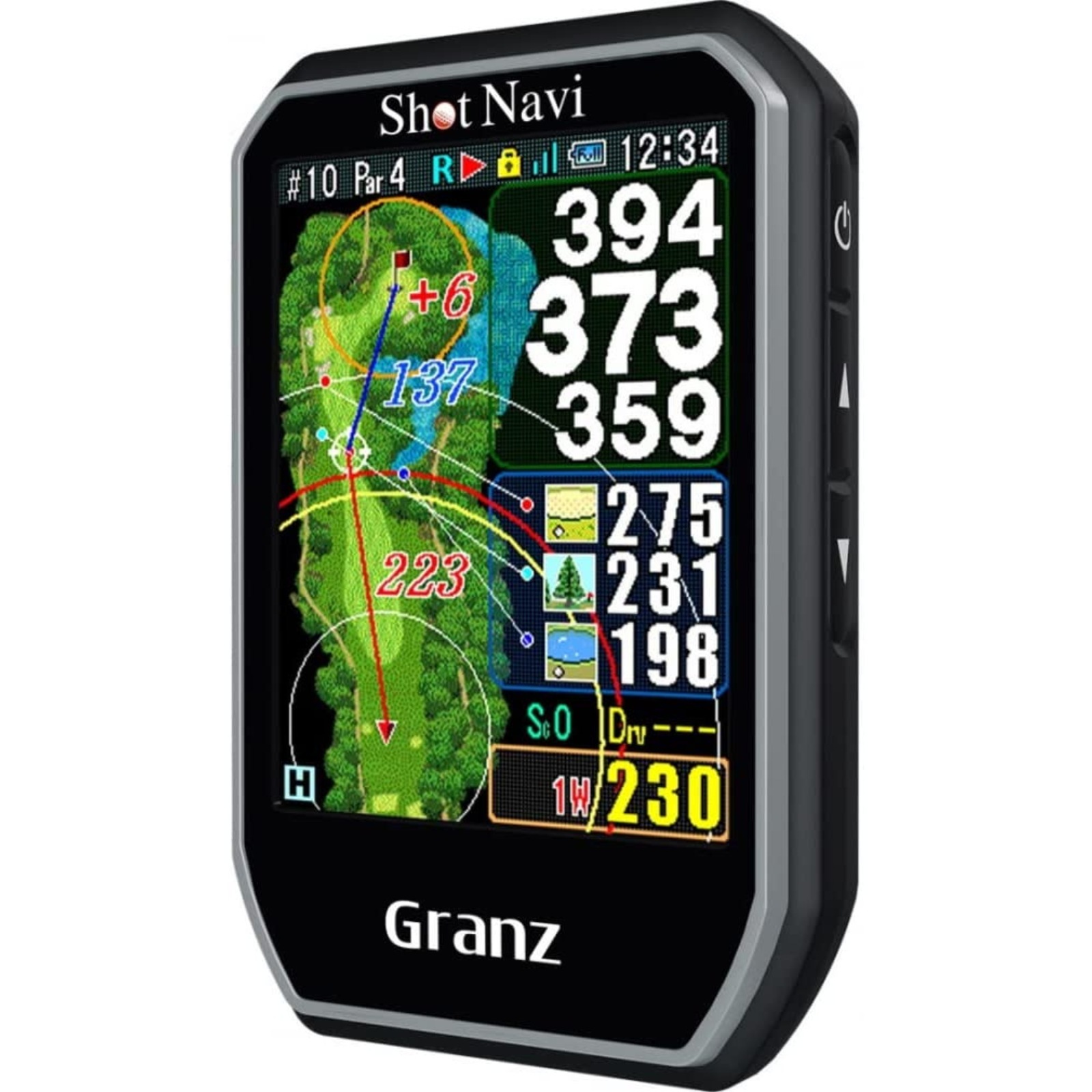 Shot Navi ショットナビ GPSゴルフナビ GRANZ ブラック