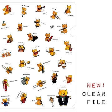 柴犬ラク クリアファイル(楽器紹介ver.)A5サイズ | その他 | JDR