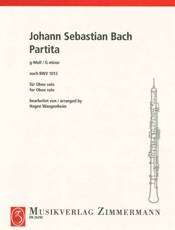 J.S.バッハ：パルティータ ト短調 BWV1013 | 楽譜 / 教則本,オーボエ