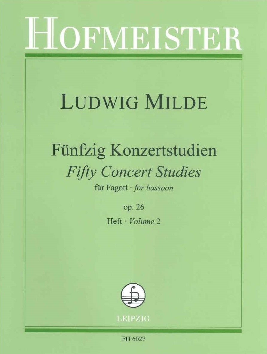 ミルデ：50の演奏会用練習曲 作品26 第2巻 | 楽譜 / 教則本,教則本