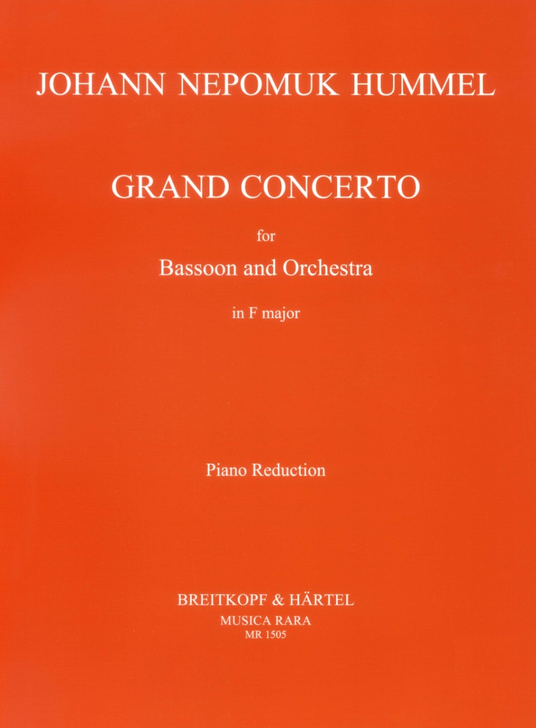 フンメル：大協奏曲 （グランド・コンチェルト） | 楽譜 / 教則本
