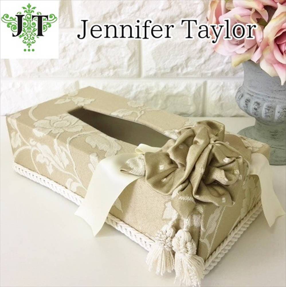 【残りわずか】ジェニファーテイラー ティッシュボックスカバー Heirloom Jennifer Taylor 32112TB