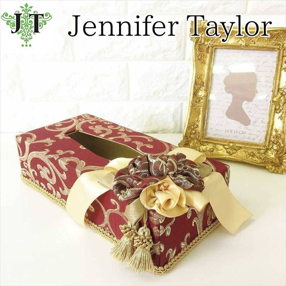 ジェニファーテイラー ティッシュボックスカバー Poinsettia RE Jennifer Taylor 32714TB