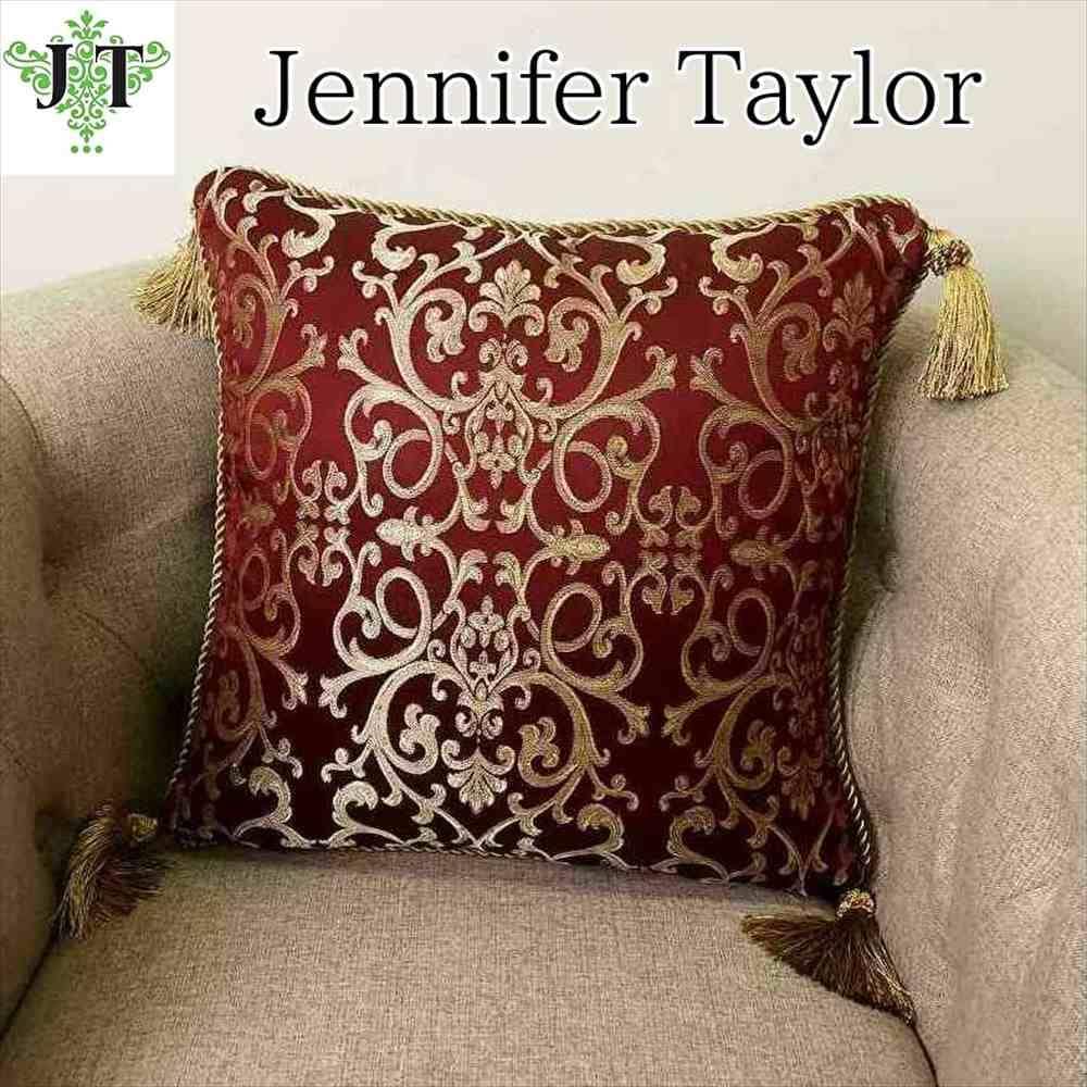 ジェニファーテイラー クッション 45x45cm Poinsettia RE Jennifer Taylor 32719CU