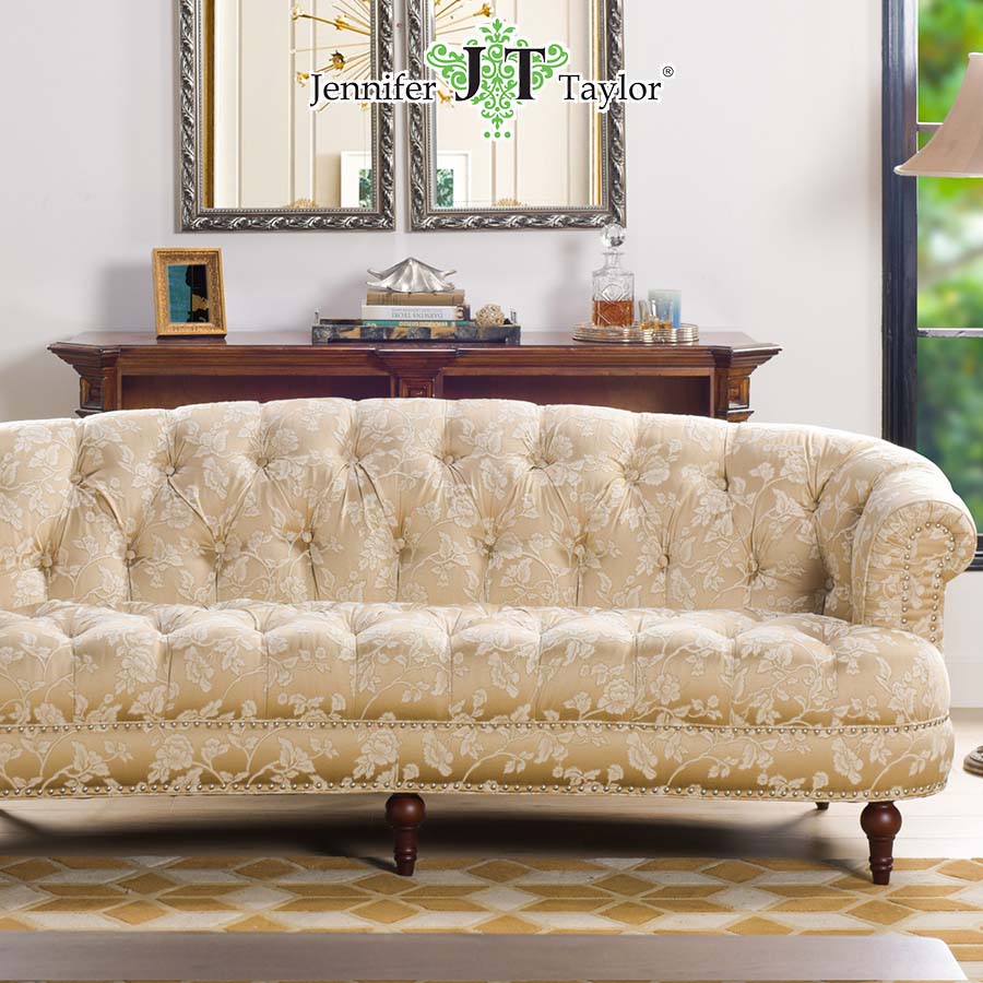 ジェニファーテイラー 3人掛け ソファLa Rosa 幅215cm ヘアルーム 36002SF-205