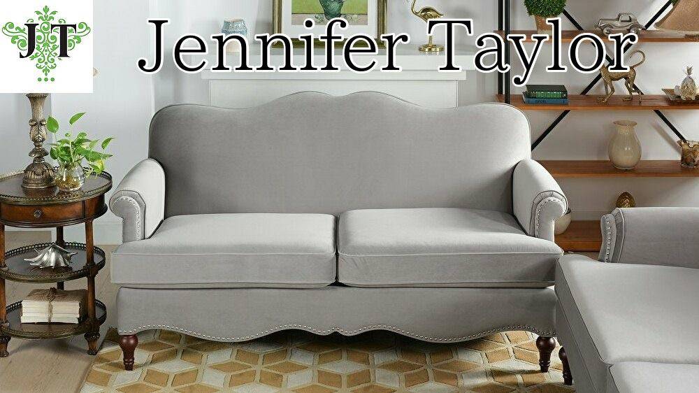 ジェニファーテイラー ソファ 2人掛け 2.5人掛け Bonanza 幅180cm ベロア グレー 36017LS-865