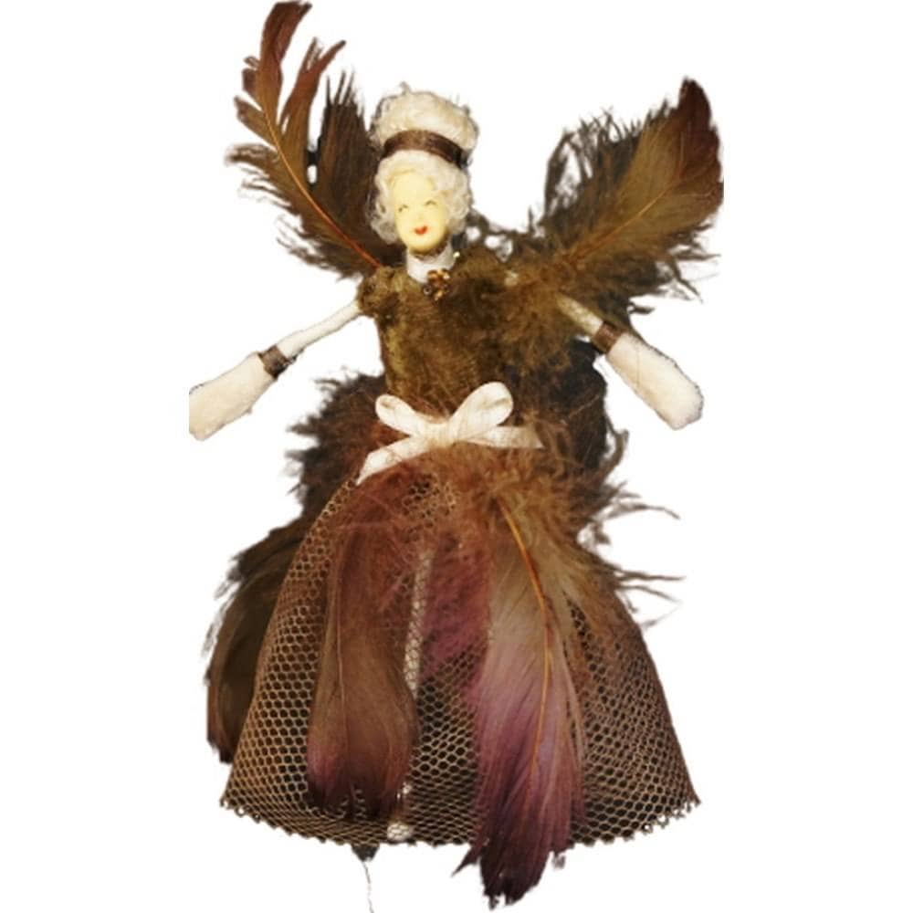 オーナメント ドール ブラウン クリスマス