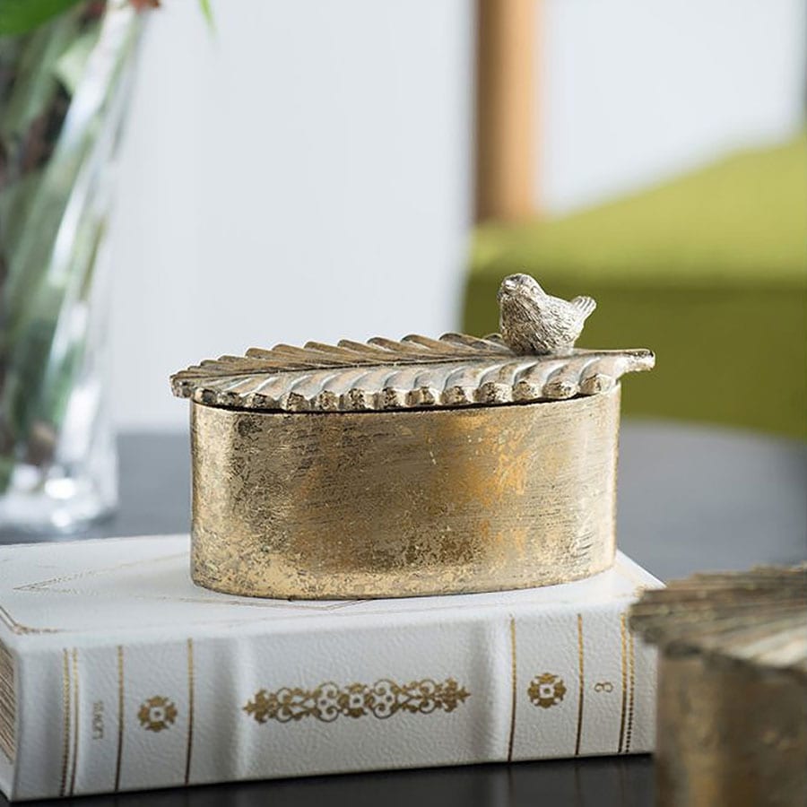 クラシック 小物入れ オーバル バード ふた付き 蓋付き ディスプレイ カフェ レストラン 店舗 置物 置き物 お菓子入れ アクセサリー入れ 宝物入れ