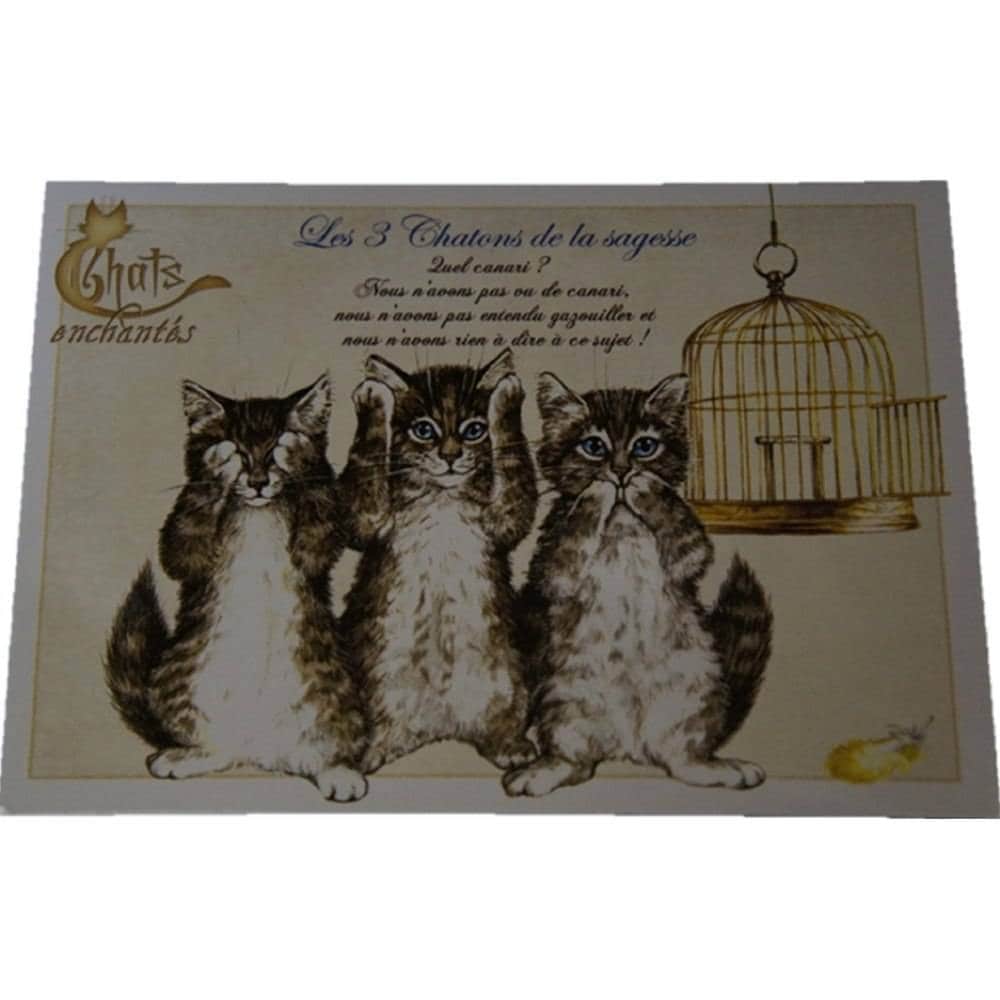 セブリーヌキャット フランス製 キャット ポストカード