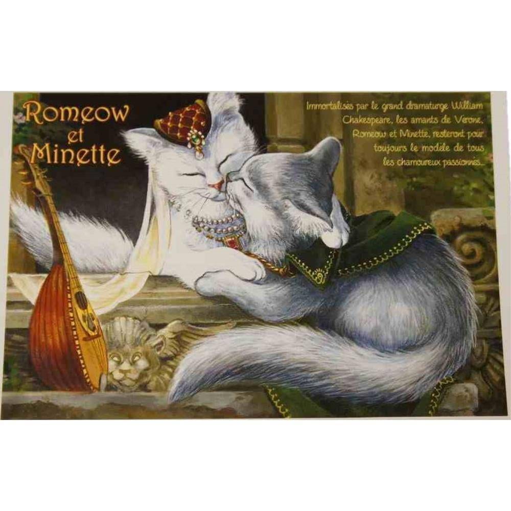 セブリーヌキャット フランス製 キャット ポストカード