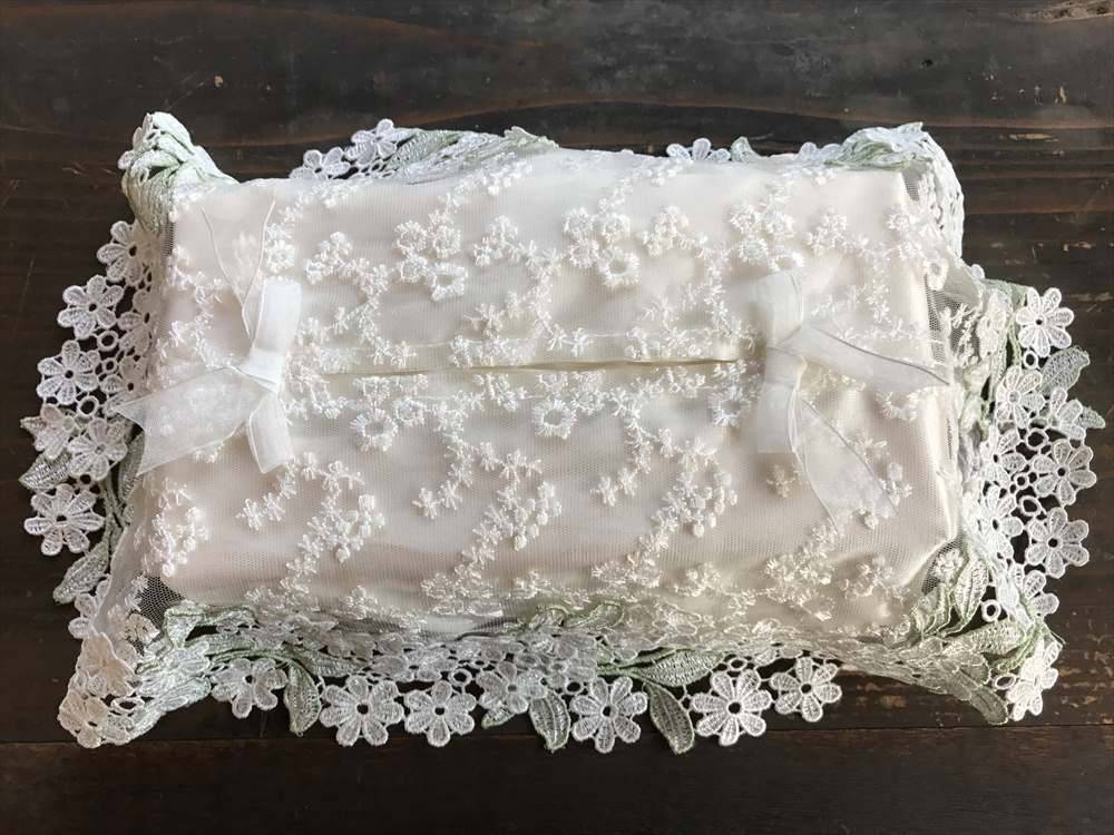 ティッシュボックスカバー crystal marguerite クリスタルマーガレット