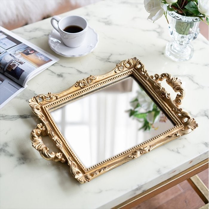 クラシックモダン ミラートレイ 長方形