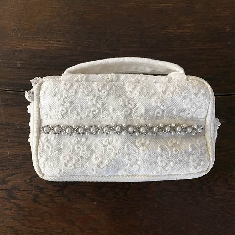 cotton tulle コスメポーチ