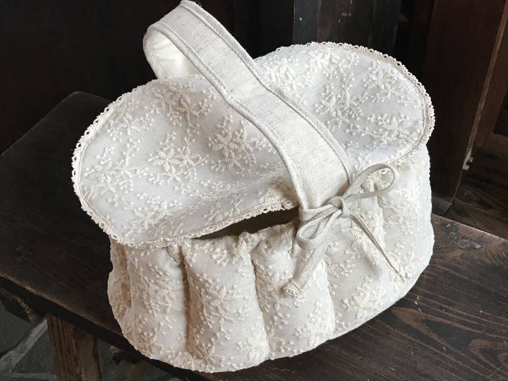 cotton flora バスケット