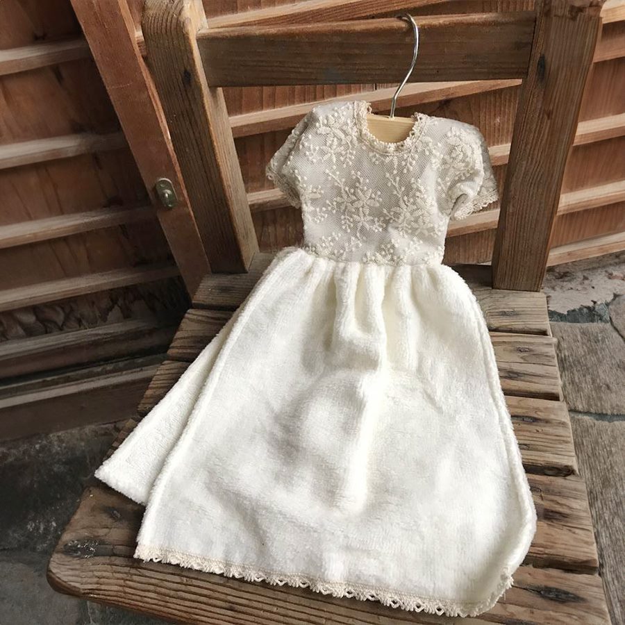 cotton flora ドレスタオル ハンガー付き