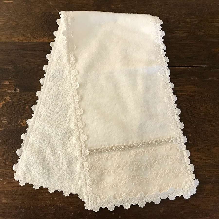 cotton tulle フェイスタオル