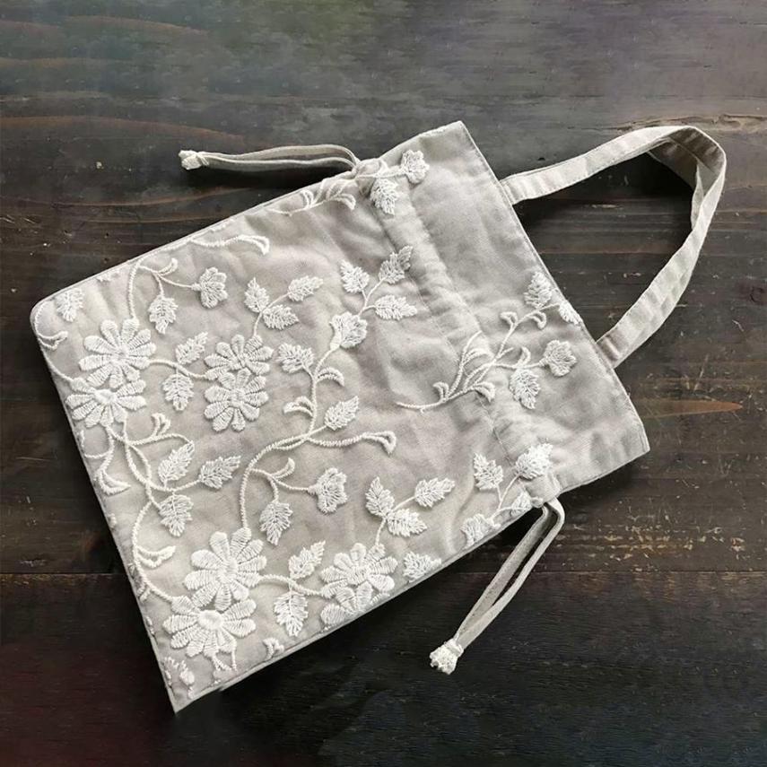 Cotton Flower バッグ 24x29cm