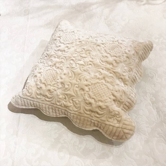 classic flannel クッションカバー 45x45cm ベージュ