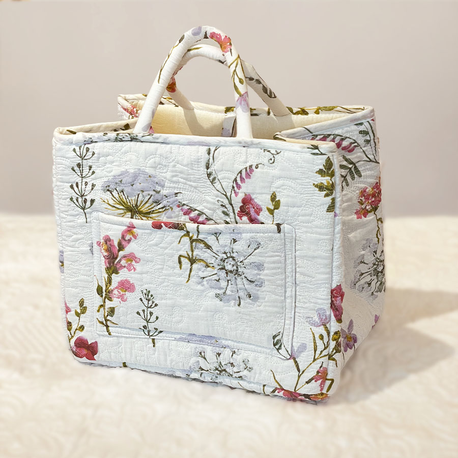 botany white ソフトバスケット