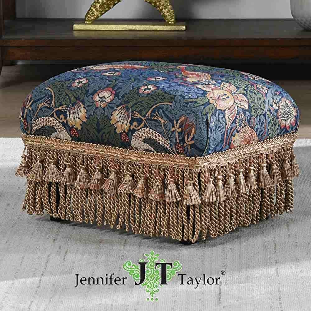 ジェニファーテイラー フットスツール いちご泥棒 Strawberry Thief Jennifer Taylor 33108ST