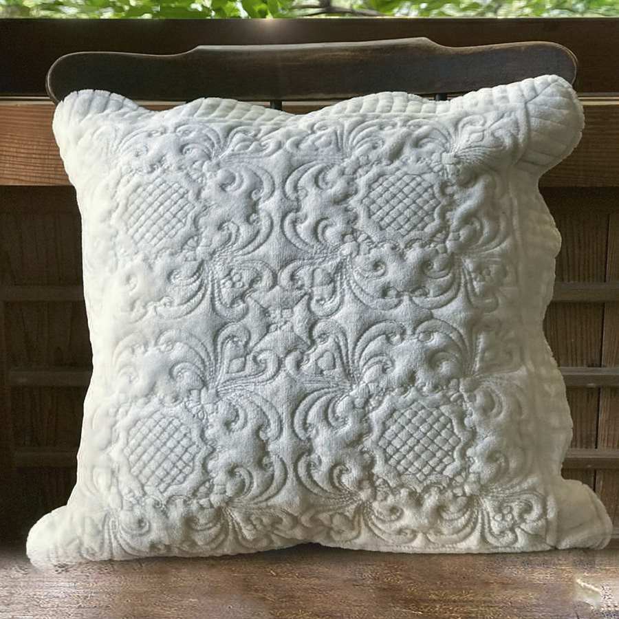 classic flannel クッションカバー 45x45cm ホワイト ※在庫がなくなり次第終了